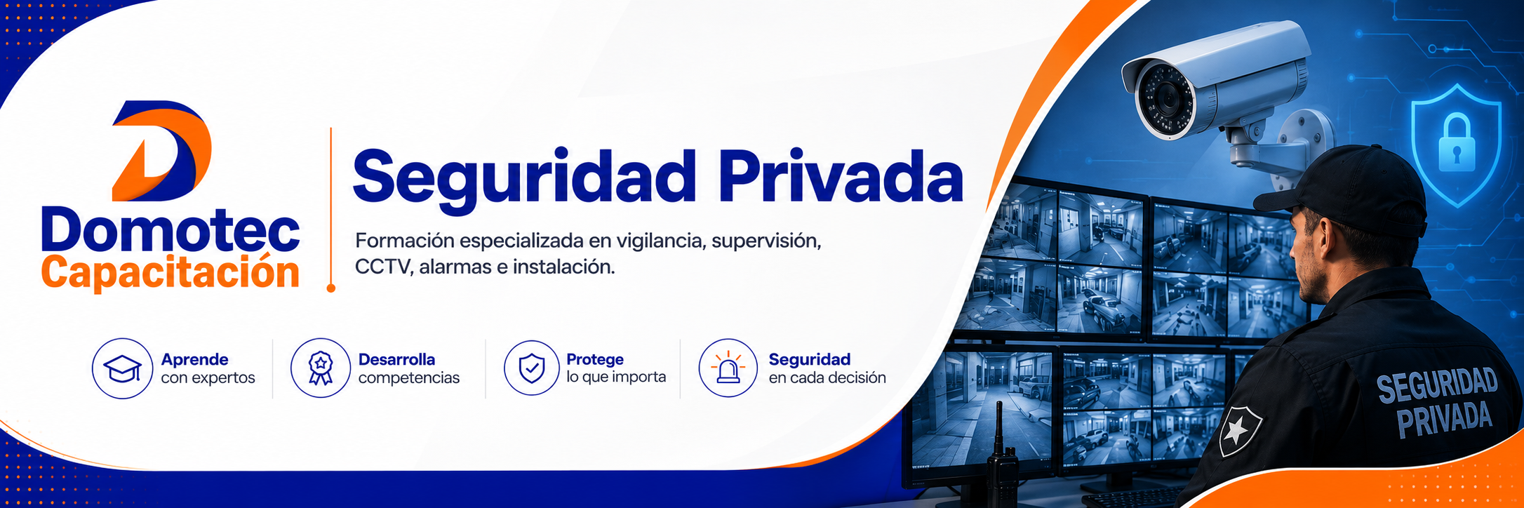 Formacion especializada en vigilancia, supervision, CCTC, Alarmas e instalacion